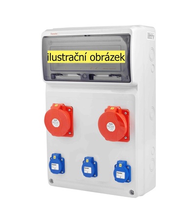 FAMATEL v468 - ZSF30002000.V /3952 zásuvková skříň IP44 pouze vydrátovaná v468