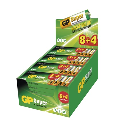 Alkalická baterie GP Super AA (LR6) B1320T2