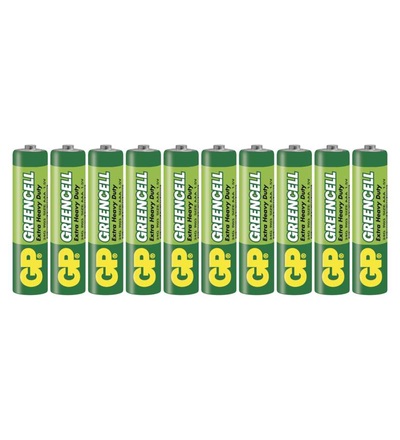 Zinková baterie GP Greencell AAA (R03) B1210K