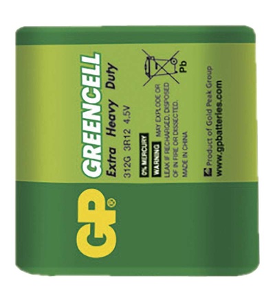 Zinková baterie GP Greencell (4,5V) 3R12 B1260