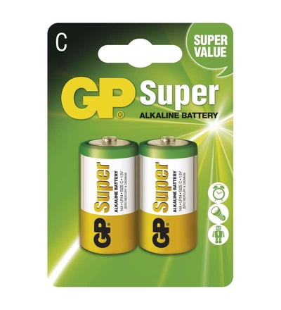 Alkalická baterie GP Super C (LR14) B1331