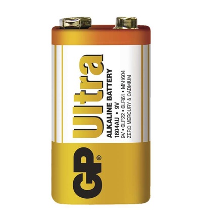 Alkalická baterie GP Ultra 9V (6LF22) B1950