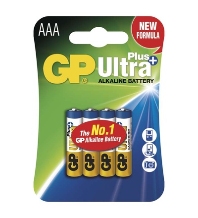 Alkalická baterie GP Ultra Plus AAA (LR03) B1711