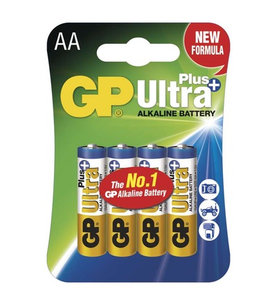 Alkalická baterie GP Ultra Plus AA (LR6) B1721