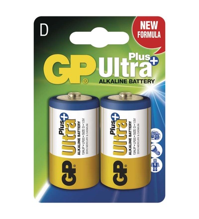 Alkalická baterie GP Ultra Plus D (LR20) B1741