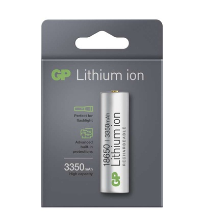 Nabíjecí baterie GP Lithium-ion 18650 3350mAh PCM B23133