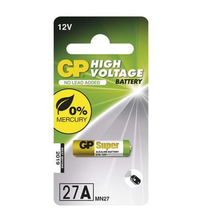 Alkalická speciální baterie GP 27AF (MN27, V27GA) 12 V B13011