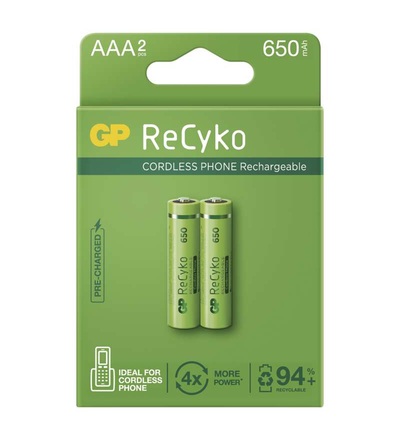 Nabíjecí baterie GP ReCyko Cordless AAA (HR03) B2416