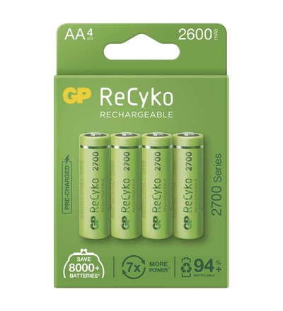 Nabíjecí baterie GP ReCyko 2700 AA (HR6) B21274