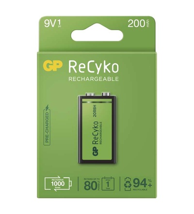 Nabíjecí baterie GP ReCyko 200 (9V) B2152