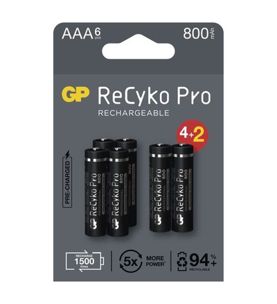 Nabíjecí baterie GP ReCyko Pro Professional AAA (HR03) B2218V