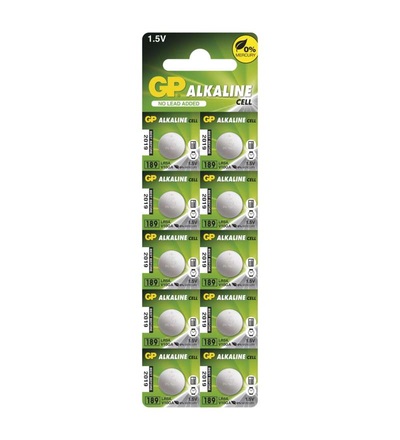 Alkalická knoflíková baterie GP 189F (LR54) B1389