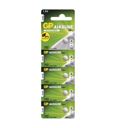 Alkalická knoflíková baterie GP 192F (LR41) B13925