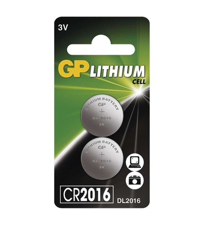 Lithiová knoflíková baterie GP CR2016 B15163