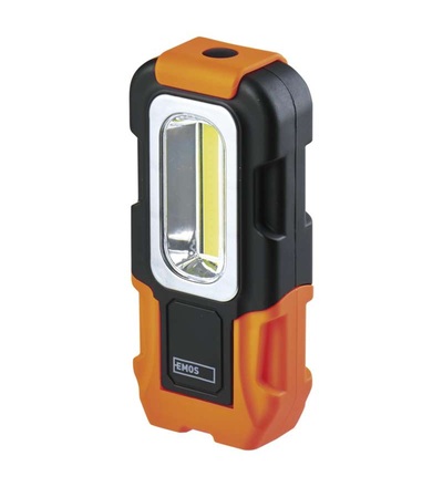 COB LED pracovní svítilna P3888, 180 lm, 3× AAA P3888