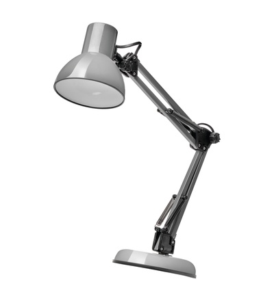 Stolní lampa LUCAS na žárovku E27, tmavě šedá Z7609G