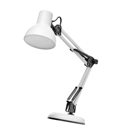 Stolní lampa LUCAS na žárovku E27, bílá Z7609W