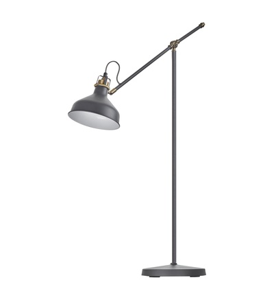 Stojací lampa ARTHUR na žárovku E27, 150cm, tmavě šedá Z7610