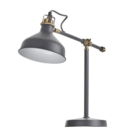 Stolní lampa HARRY na žárovku E27, tmavě šedá Z7611