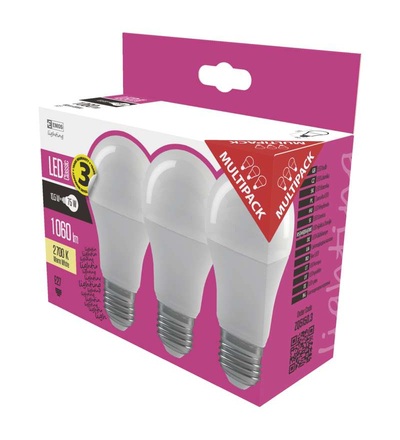 EMOS LED žárovka Classic A60 10.5W E27 teplá bílá ZQ5150.3