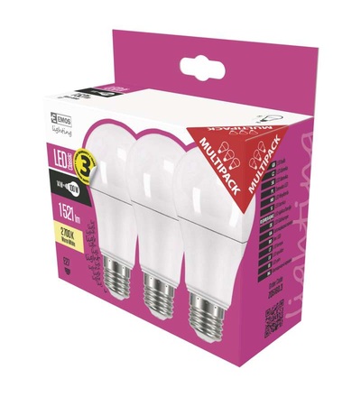 EMOS LED žárovka Classic A60 14W E27 teplá bílá ZQ5160.3