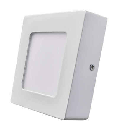EMOS LED panel 120×120, čtvercový přisazený bílý, 6W neutr. bílá ZM6122