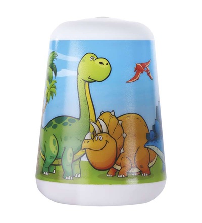 LED dětská lampa se svítilnou Dino, 3× AAA P3380