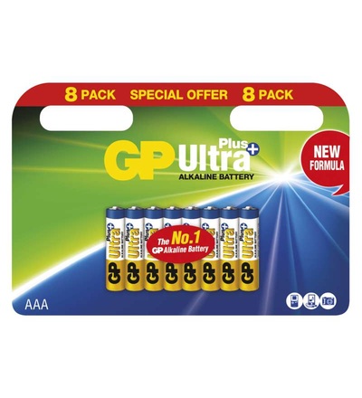 Alkalická baterie GP Ultra Plus AAA (LR03) B17118