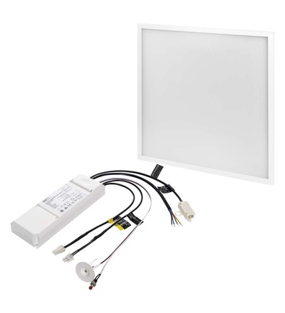 LED panel PROFI 60×60, čtvercový vestavný bílý, 40W teplá bíla, UGR, Emergency ZR5421E