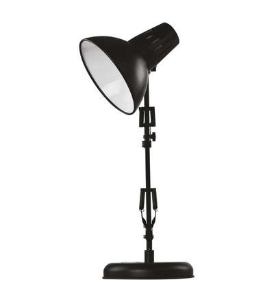 Stolní lampa DUSTIN na žárovku E27, černá Z7612B