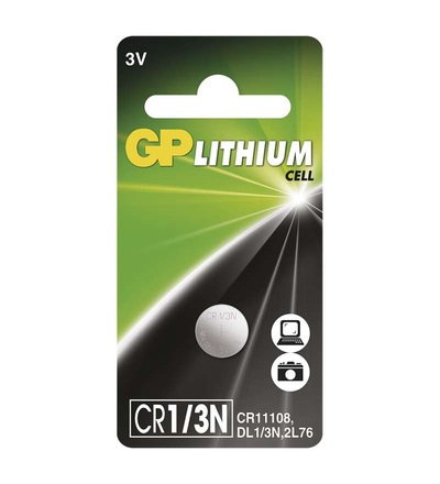 GP lithiová knoflíková baterie CR1/3N B15711