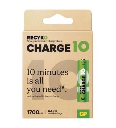 Nabíjecí baterie GP ReCyko Charge 10 AA (HR6) B24294