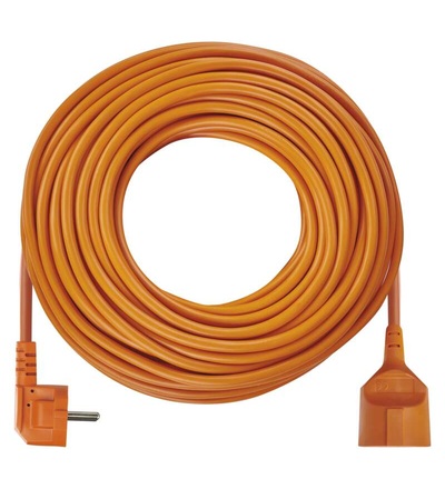 Prodlužovací kabel 30 m / 1 zásuvka / oranžový / PVC / 230 V / 1,5 mm2 P01130