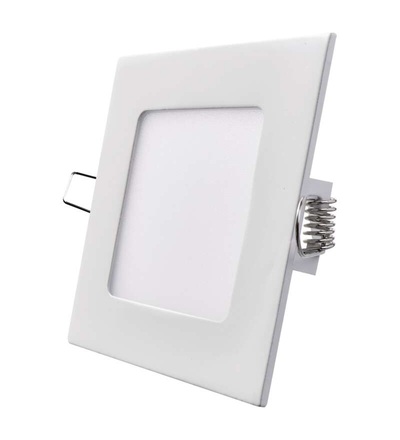 LED vestavné svítidlo PROFI, čtvercové, bílé, 6W neutrální bílá ZD2122