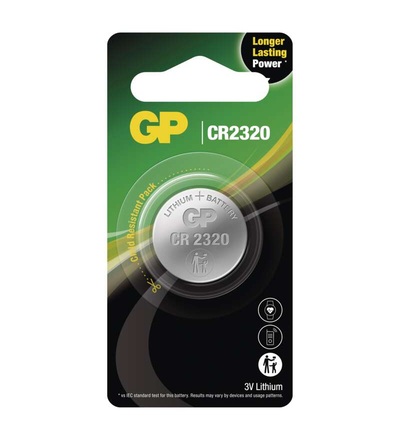 Lithiová knoflíková baterie GP CR2320 B15451