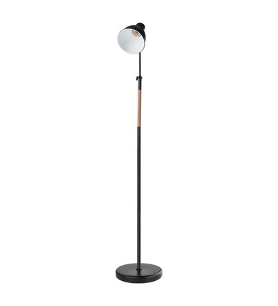 Stojací lampa EDWARD na žárovku E27, 150 cm, černá Z7606