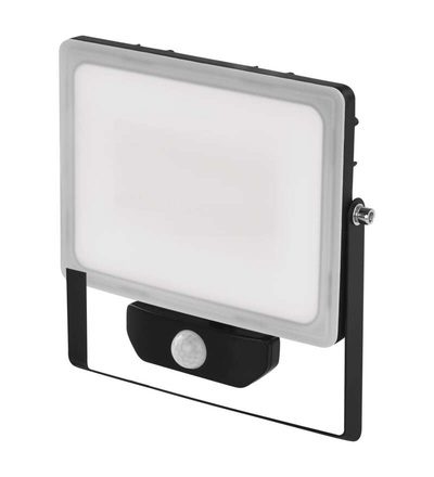 LED reflektor ILIO s pohybovým čidlem, 50W, černý, neutrální bílá ZS2940