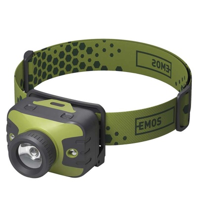 CREE LED čelovka P3539, 330 lm, 200 m, 3× AAA P3539