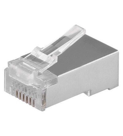Konektor RJ45 pro FTP kabel (drát) CAT5E K0201