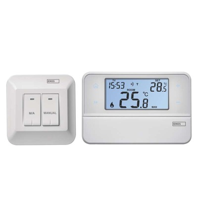Pokojový termostat s komunikací OpenTherm, bezdrátový, P5616OT P5616OT