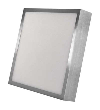 LED přisazené svítidlo NEXXO, čtvercové, stříbrné, 21W, se změnou CCT ZM6243