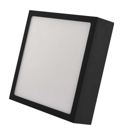 LED přisazené svítidlo NEXXO, čtvercové, černé,  12,5W, se změnou CCT ZM6333