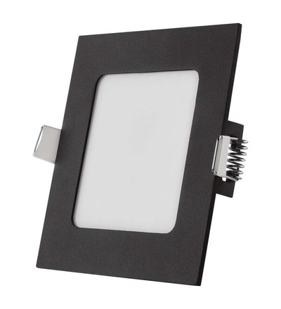 LED vestavné svítidlo NEXXO, čtvercové, černé, 7W, se změnou CCT ZD2323