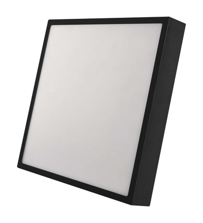 LED přisazené svítidlo NEXXO, čtvercové, černé, 28,5W, se změnou CCT ZM6353