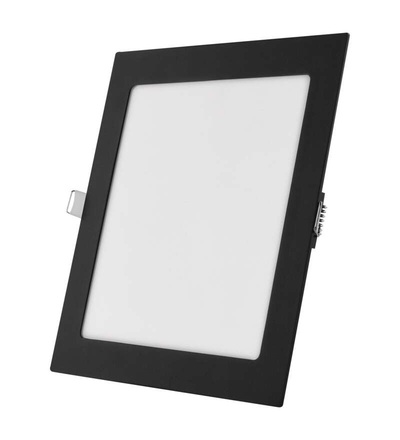 LED vestavné svítidlo NEXXO, čtvercové, černé, 18W, se změnou CCT ZD2343