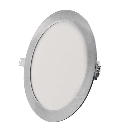 LED vestavné svítidlo NEXXO, kruhové, stříbrné, 18W, se změnou CCT ZD1243