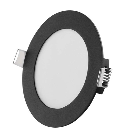LED vestavné svítidlo NEXXO, kruhové, černé, 7W, se změnou CCT ZD1323