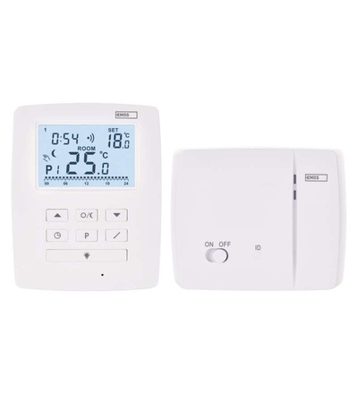 Pokojový termostat s komunikací OpenTherm, bezdrátový, P5611OT P5611OT