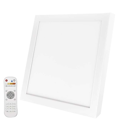 LED přisazené svítidlo RIVI, čtvercové 20W, stmív. se změnou CCT ZM5171