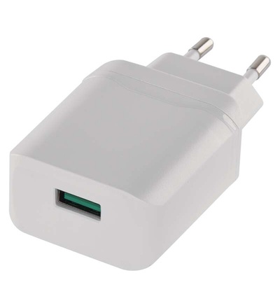 Univerzální USB adaptér QUICK do sítě 3A (18W) max. V0123